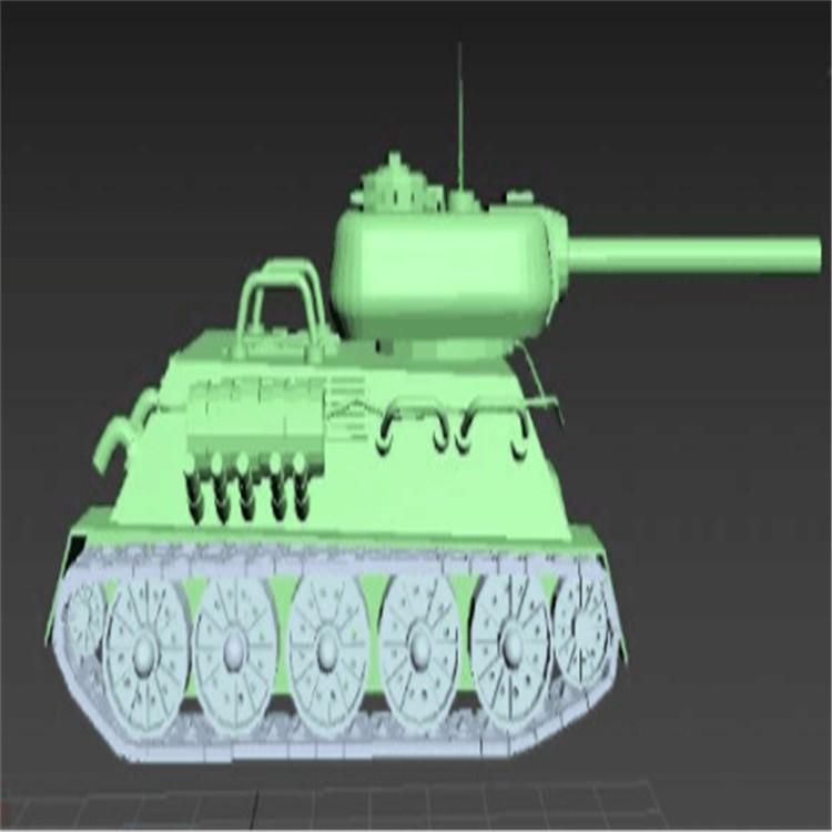 柳北充气军用坦克模型